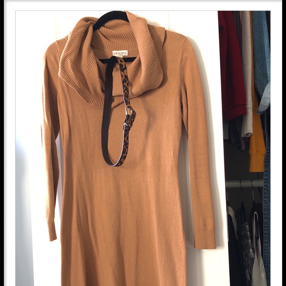 Merona Belted Sweater dress